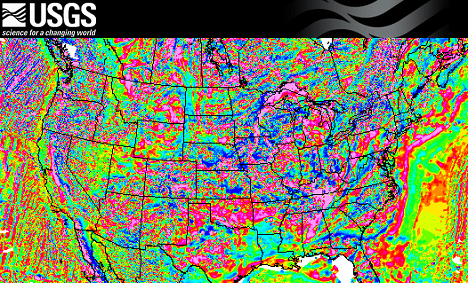 US Geological Survey - Magnetic Anomaly Maps and Data for North America